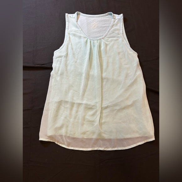 New York & Company Soft Blue Tank Top - Picture 1 of 5